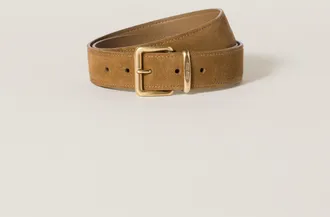Miu Miu Suede belt