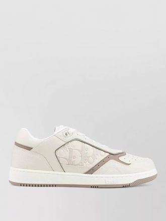 Dior lace up low top sneakers rubber sole