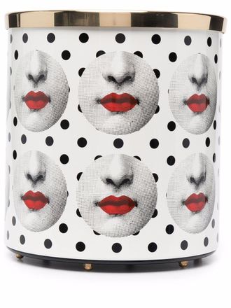 Fornasetti Comme Des Forna paper bin - unisex - glass - One Size - White