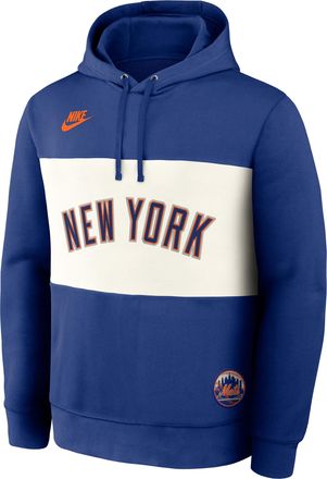 Nike New York Mets Cooperstown Legacy Nike Mens MLB Pullover Hoodie in Blue | 040E0FUUM98-GWA
