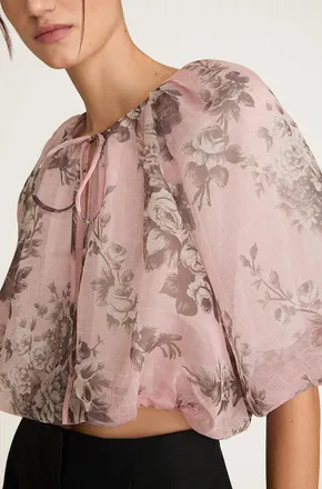 Rebecca Taylor Emblem Fleur Bubble Top