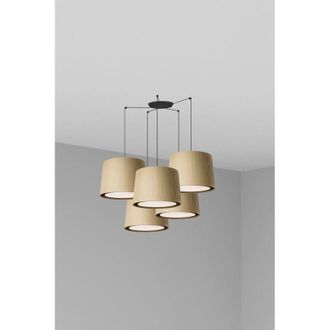 Faro Barcelona Faro Samba - L&aacute;mpara De Techo Colgante Cluster Negra, E27