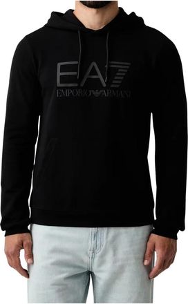 Emporio Armani Felpa con cappuccio Slim-fit Core Identity - - Sweatshirts & Hoodies - Uomo - Nero - L