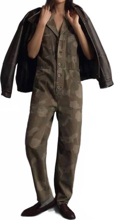 Pistola Denim Grover Field Jumpsuit In Camo