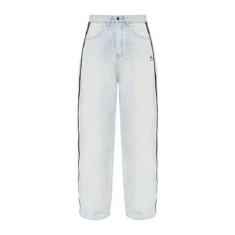 Balenciaga Piping Details Broek - Heren - Jeans - Blauw - Maat: W33 Katoen