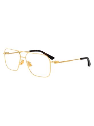 Bottega Veneta BV1384O Metal Optical Frame Eyeglasses - Gold