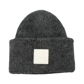 Ami Accessoires, unisex, Grijs, ONE Size, Patch Beanie