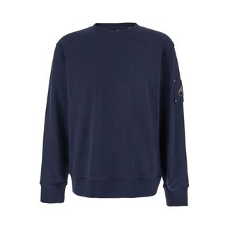 Moose Knuckles Sweatshirts, male, Blue, Size: XL Sweater