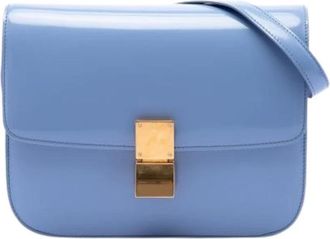 Celine Pre-owned Vintage Crossbody Bag - Dames - Vintage Schoudertas - Blauw - ONE Size - Leer - Vintage