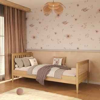 M&S Collection Cama Ignas Madera 90x200 Con Somier Incluido