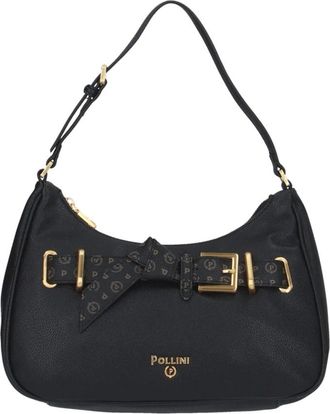 Pollini Mini Grained - Dames - Schoudertassen - Zwart - ONE Size - Tassen