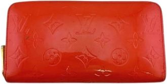 Louis Vuitton Pre-owned Vernis Lange portemonnee (bi-fold) - Dames - Vintage Accessoires - Rood - ONE Size - Leer - Vintage