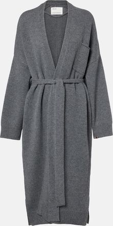 Extreme Cashmere N°105 Coat belted cashmere wrap cardigan
