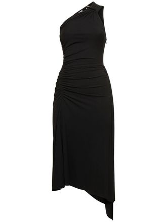 ワンピースその他 MICHAEL KORS Women Dresses MF482LFBFD 001 Black Black dress with gold chain belt brand MICHAEL KORS
