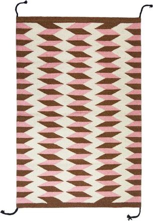 Archive New York Teo Pink and Umber Handwoven Flatweave Wool Rug at Nordstrom, Size 2Ft 0In X 3Ft 0In