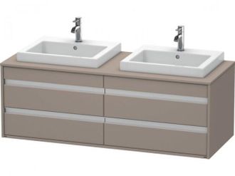 Duravit Mueble De Pared Duravit Ketho 6757, 4 Cajones, 1400mm, Para 2