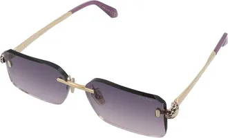 Bulgari BV40108U Rimless Sunglasses - Purple