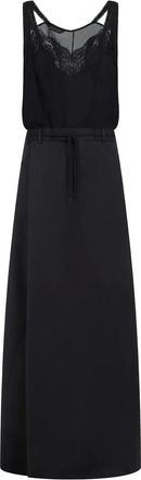 Balenciaga Abito lungo con applicazione - Nero