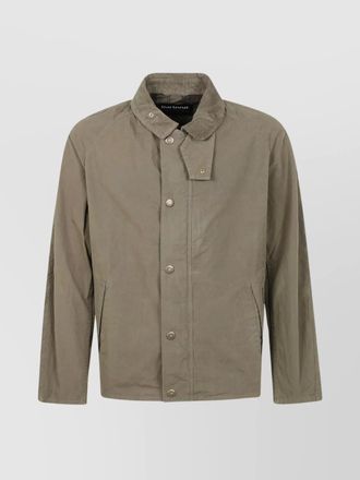Barbour high collar long sleeves side pockets