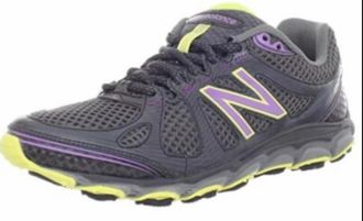 New Balance Womens Train Running Sneakers In Grey/purple