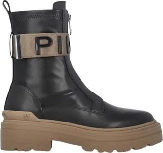 Pinko Enkellaarsjes - Dames - Enkellaarsjes - Zwart - 40 EU - Schoenen