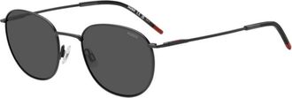 HUGO BOSS HG 1405/S 003(Ir) Zonnebril - Heren - Zonnebrillen - Zwart - 52 MM - Accessoires