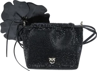 Pinko Flower Full Strass Clutch