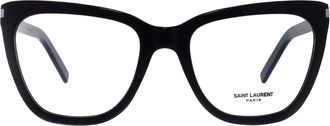 Saint Laurent Demo Cat Eye Ladies Eyeglasses SL 548 SLIM OPT 001 55