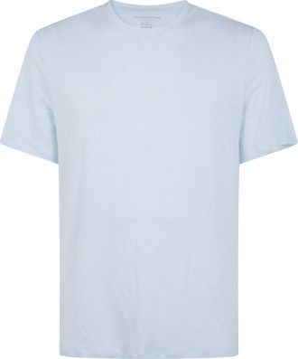 Majestic Solid Color Short Sleeves Round Neck Sweater