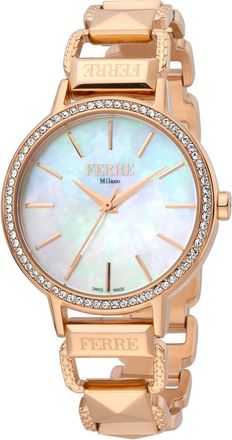 Gianfranco Ferre Womens Mother of pearl dial Watch