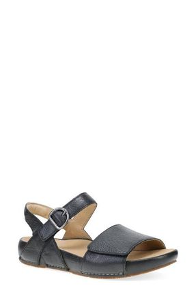 Dansko Tinsley Ankle Strap Slide Sandal in Black at Nordstrom, Size 11.5-12Us
