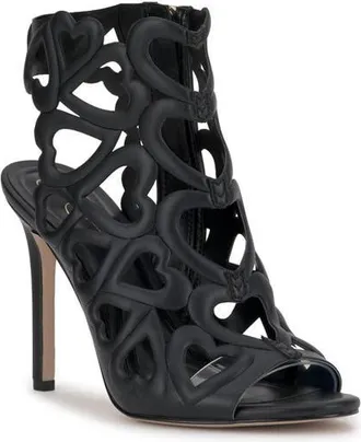 Jessica Simpson Jalina Sandal in Black/Clear at Nordstrom, Size 6.5