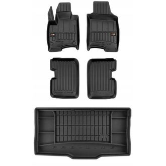 OEM Set 3d Alfombrillas Y Alfombrilla Para Maletero Fiat Panda 3 Hatchback Desde 2011