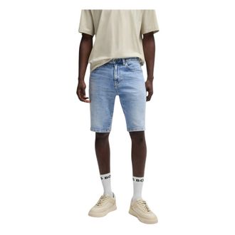 HUGO BOSS Boss Orange-Denim short - Heren - Korte broeken - Blauw - Maat: W34 Denim
