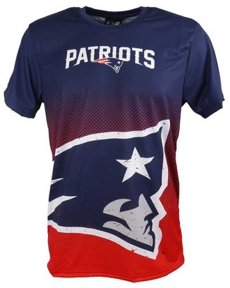 New Era New England Patriots Tee/T Shirt NFL Gradient Tee Navy - 4XL