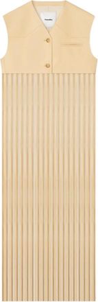 Nanushka Gilet smanicato con frange - Toni neutri