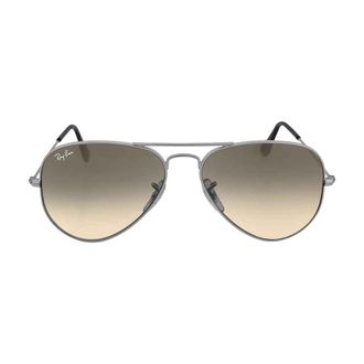 Ray-Ban Aviator Grey Gradient Aviator Unisex Sunglasses RB3025 003/32 55