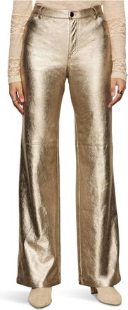 Sanctuary Cadence Relaxed Straight Leg Pants In Platinum
