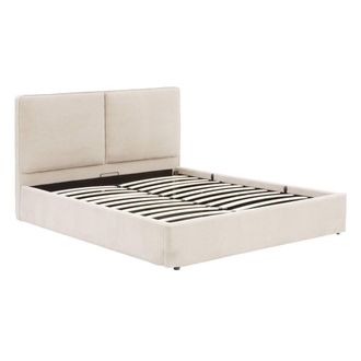 Atmosphera Cama Con Cajones Wonta Rectangular, 160 X 200 Cm, Color Beige - Atmosphera Cr&eacute;ateur DInt&eacute;rieur
