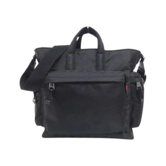 Gucci Pre-owned Tote Bags, female, Black, Size: ONE SIZE Pre-owned Vintage Nylon Tote Bag