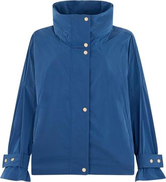 Moorer Lionne-Os Jacket - Dames - Zomerjassen - Blauw - 2XS - Polyester - Jassen