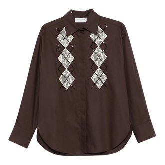 Ermanno Scervino Mujer, Blusas y Camisas, Marrón, Talla: XS