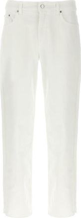 Department Five White Straight Fit Jeans