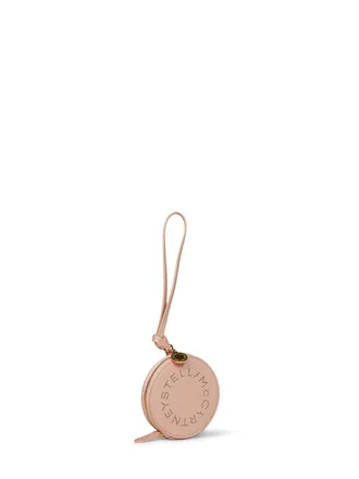 Stella McCartney Womens Coin Purse Keyring Pink Polyamide Handbags Hand Bags
