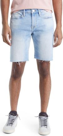 Frame Denim LHomme Cutoff Denim Shorts in Bates Rips at Nordstrom, Size 30
