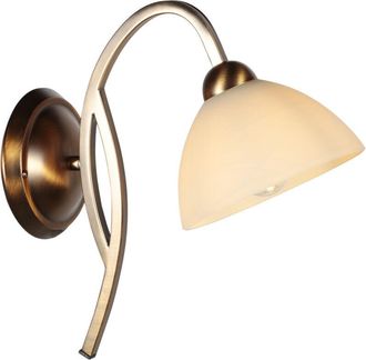 Steinhauer Steinhauer - Aplique De Pared - Anthea - Bronce - Vidrio Metal