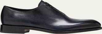 Ferragamo Mens Angiolo Wholecut Leather Oxfords