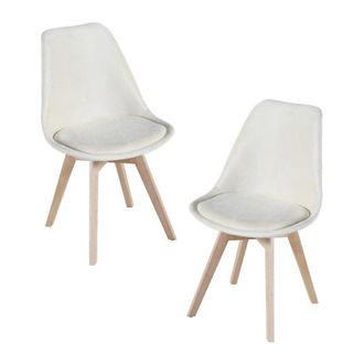 Regalos Miguel Packs Sillas Comedor - Pack 2 Sillas Synk Terciopelo - Beige