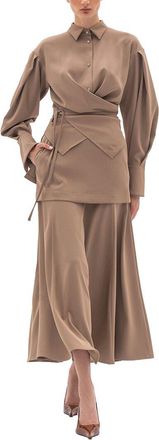 BGL Fashion 2pc Blouse & Skirt Set