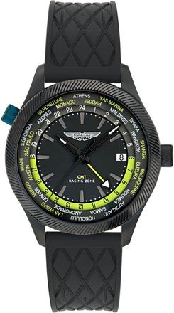 Aston Martin Aml Icon Grz Mens Black Watch MTIZ1F501 Silicone - One Size